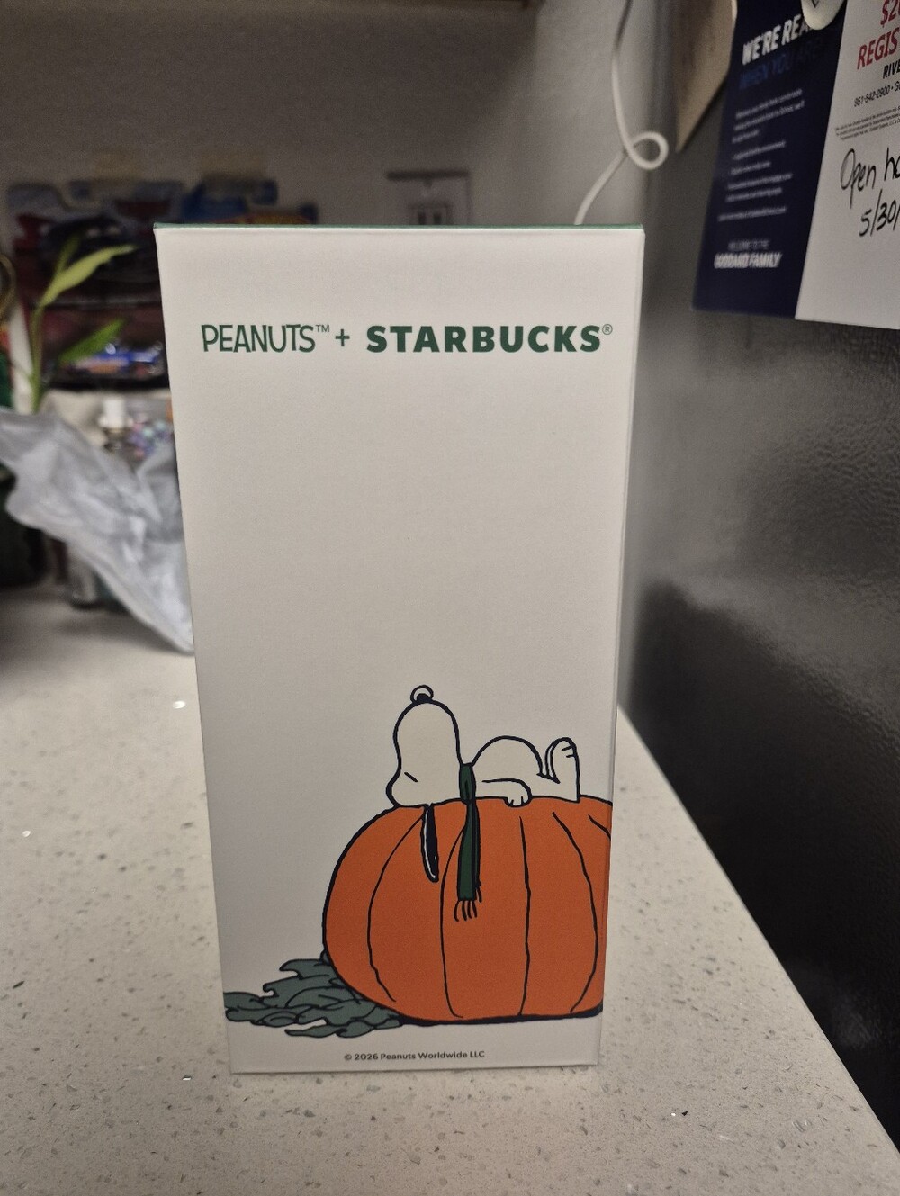 Starbucks Peanuts Ceramic Tumbler